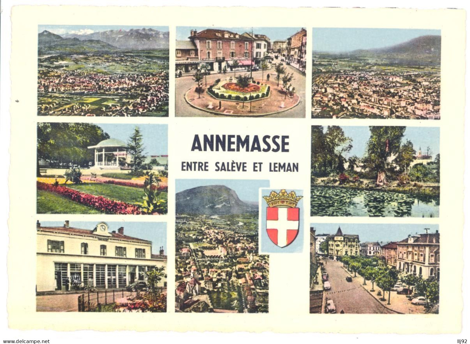 CPSM GF 74 - ANNEMASSE Entre Salève Et Leman - Multivues - Annemasse