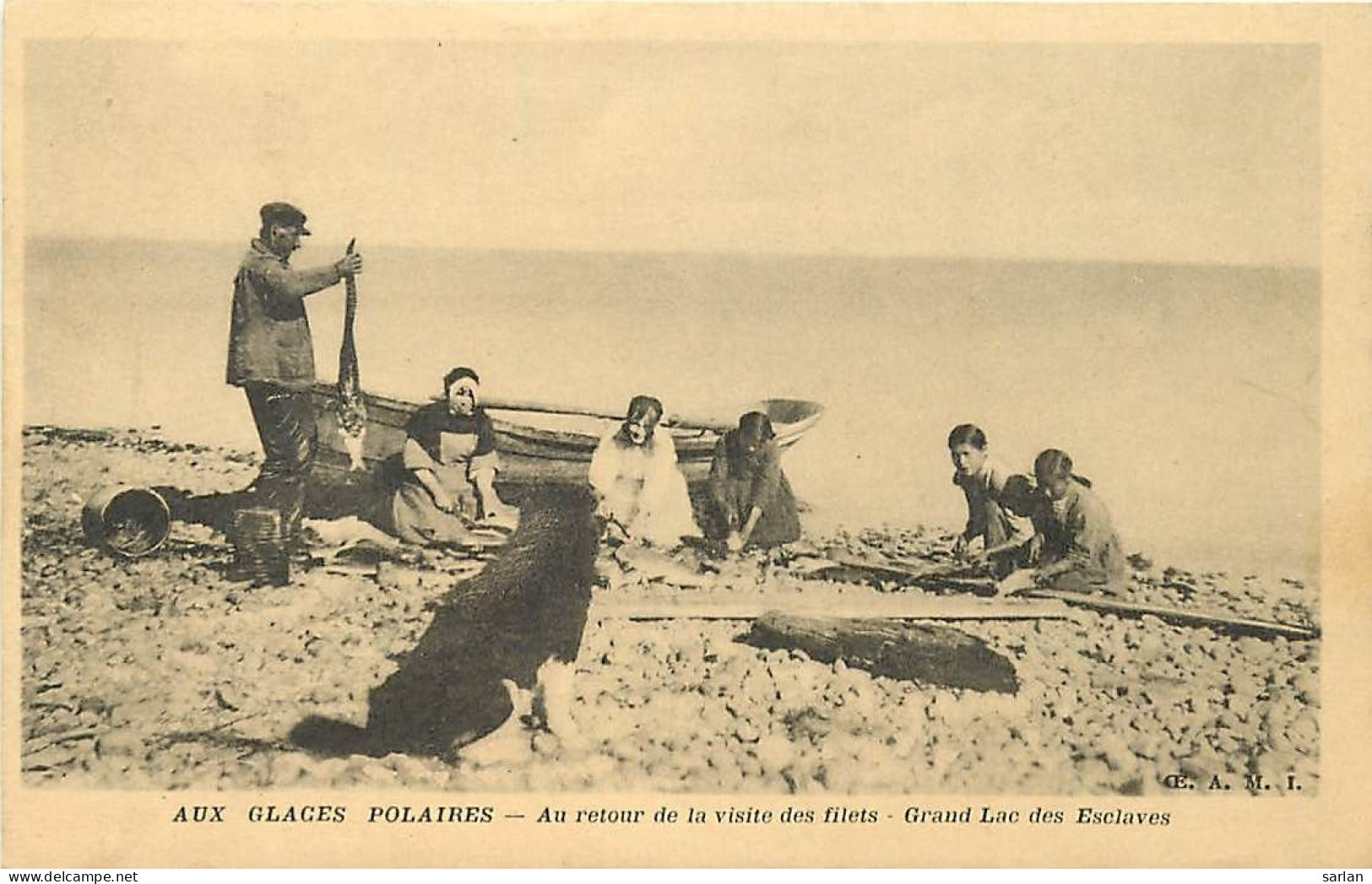 CANADA , Aux Glaces Polaires  , Retour De Peche , Grand Lac Des Esclaves , * 493 91 - Sonstige & Ohne Zuordnung