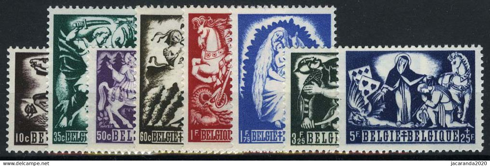 België 653/60 ** - Tuberculosebestrijding - Antituberculeux - Legenden - Légendes - Unused Stamps