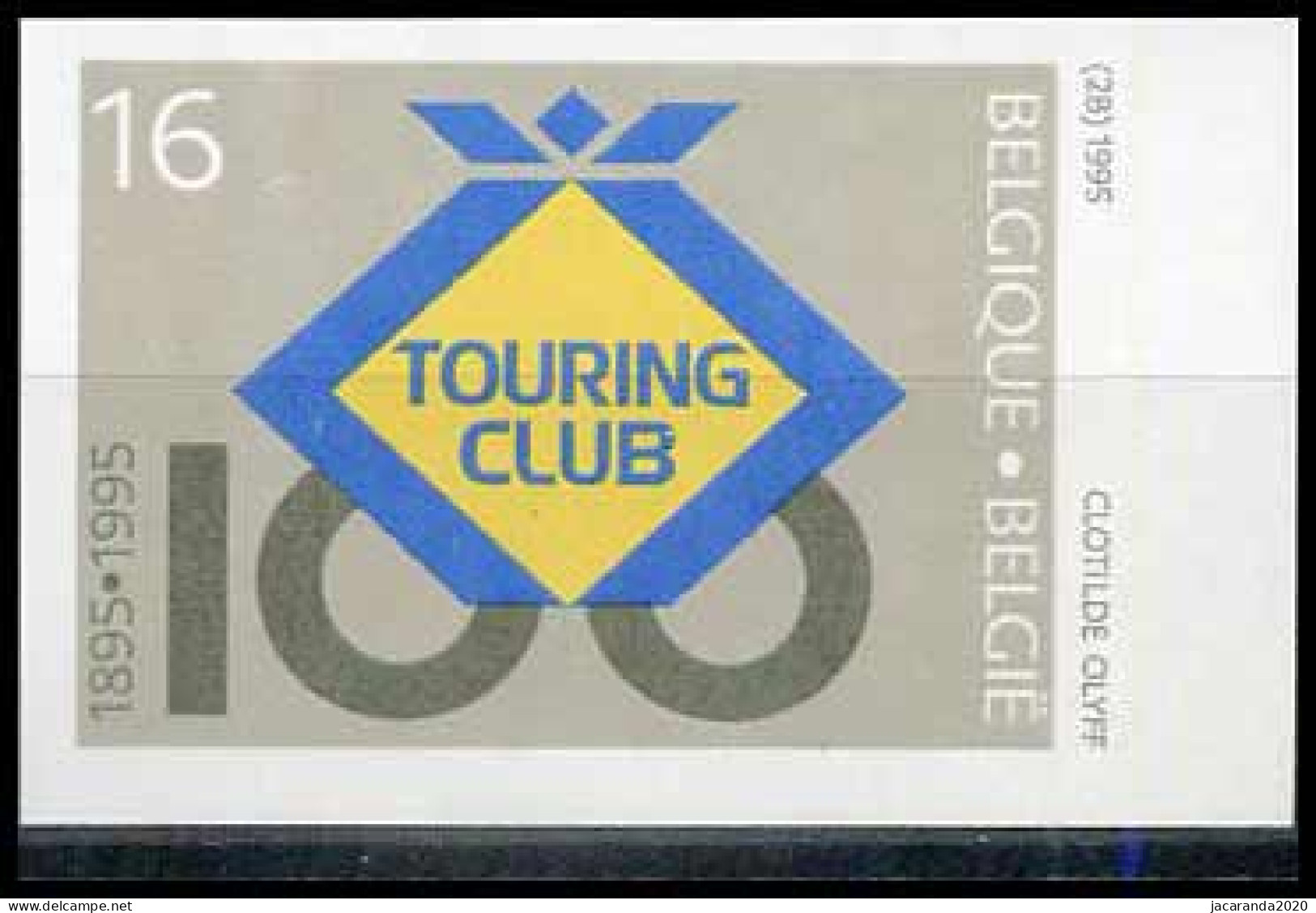 België 2586 ON - 100 Jaar Touring Club - Centenaire Du Touring Club - 1981-2000