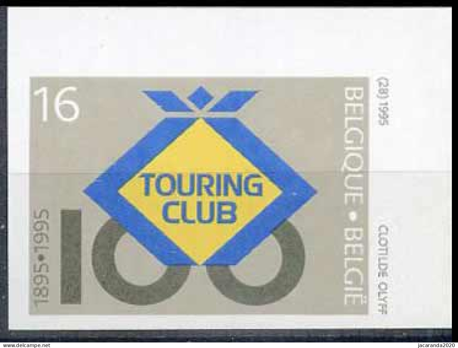 België 2586 ON - 100 Jaar Touring Club - Centenaire Du Touring Club - 1981-2000