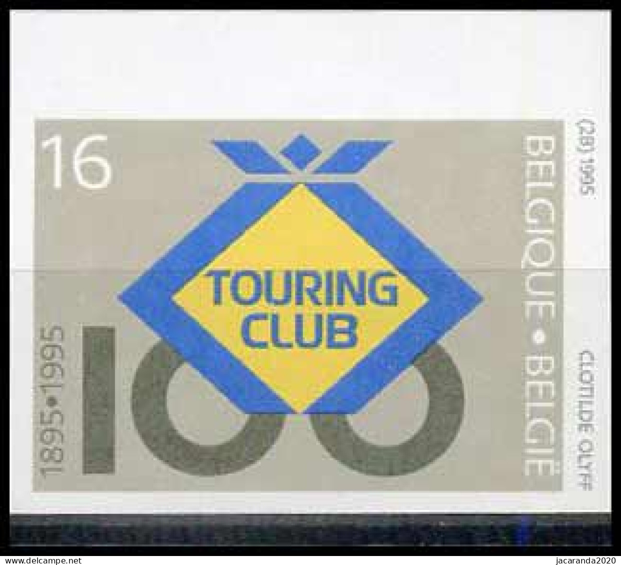 België 2586 ON - 100 Jaar Touring Club - Centenaire Du Touring Club - 1981-2000