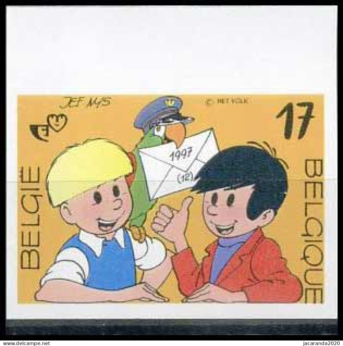 België 2707 ON - Jeugdfilatelie - Strips - BD - Jommeke - Gil Et Jo - Jef Nijs  - Ongetand - Non Dent. -  Imperforated - 1981-2000