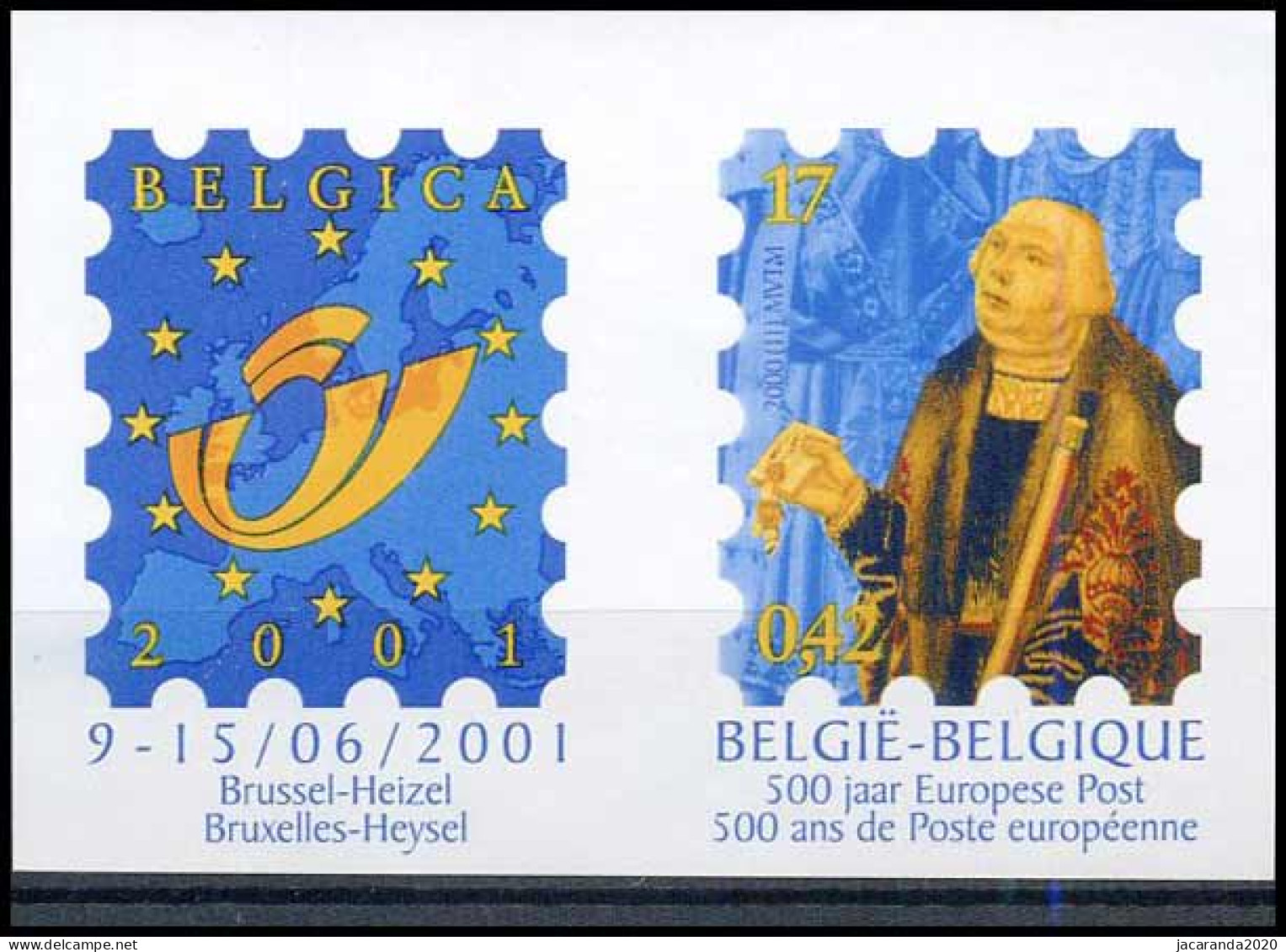 België 2901 ON - Belgica 2001 - Turn En Tassis - François De Tassis  - 1981-2000