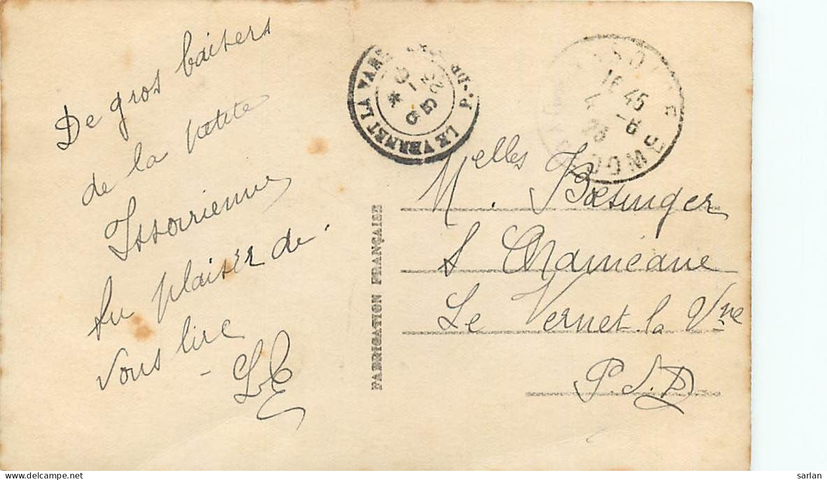 Carte Fantaisie , Langage Des Timbres  , * 494 15 - Briefmarken (Abbildungen)