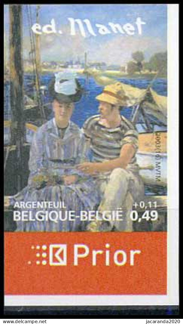 België 3207 ON - Kunst - Argenteuil - Edouard Manet - 2001-…