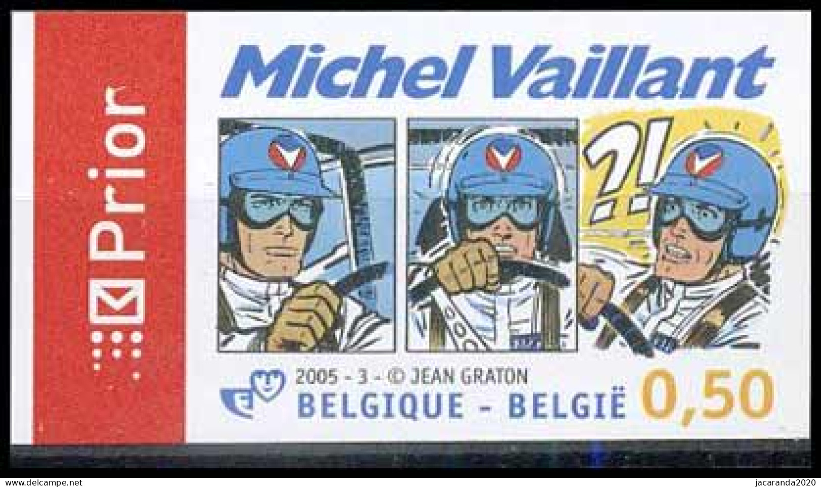 België 3350 ON - Jeugdfilatelie - Strips - BD - Michel Vaillant - Jean Graton - 2001-…