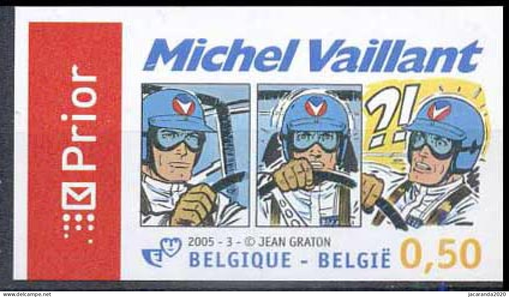België 3350 ON - Jeugdfilatelie - Strips - BD - Michel Vaillant - Jean Graton - 2001-…