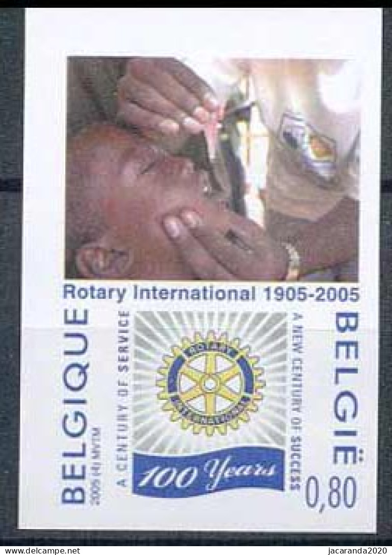 België 3352 ON - 100 Jaar Rotary - Actie "polio Plus" - Ongetand - Non Dentelé - Imperforated - 2001-…