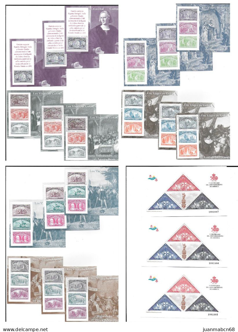 Lote De 1492 Sellos Nuevos (1990 / 1999) - Verzamelingen