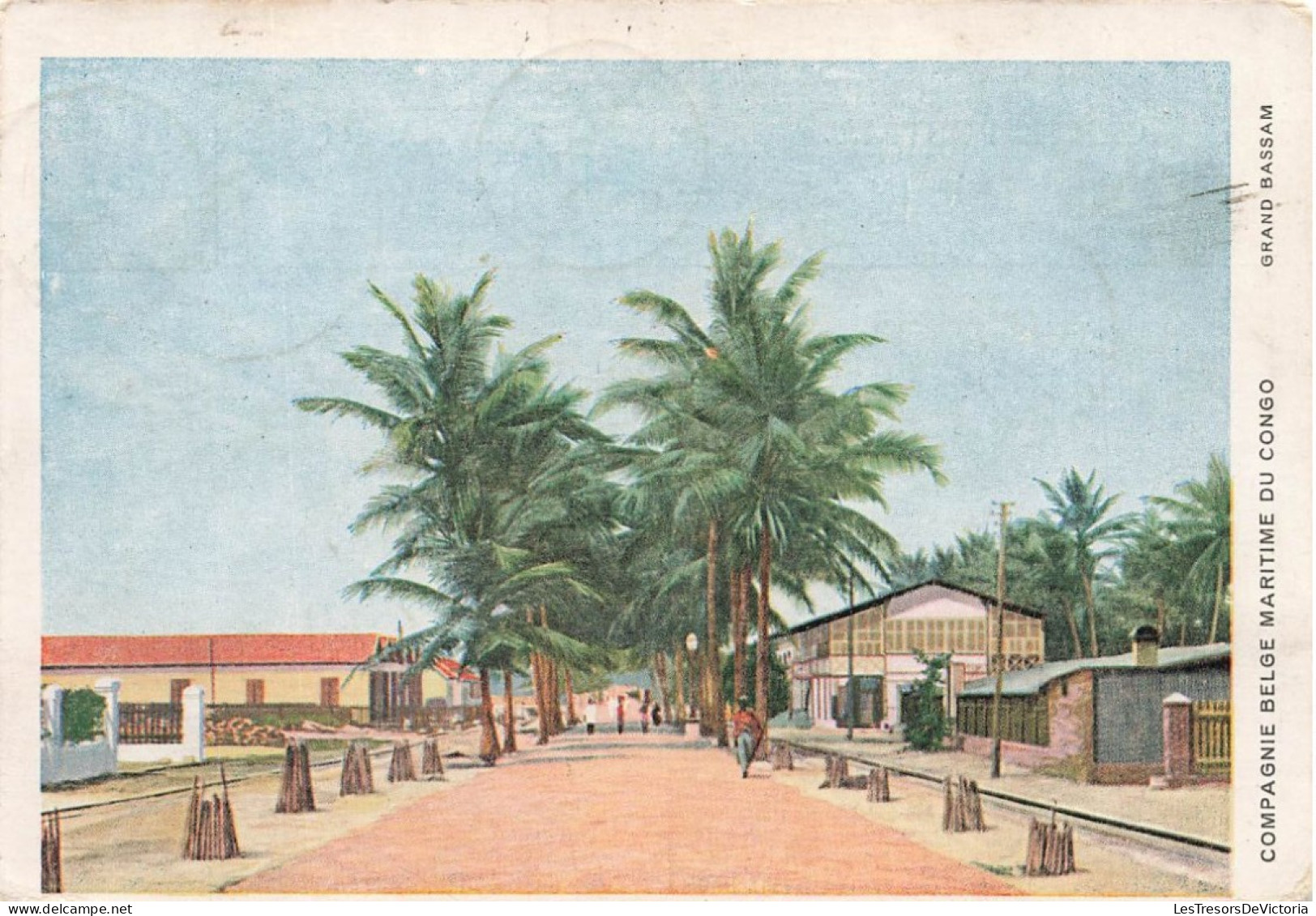 CONGO BELGE - Compagnie Belge Maritime Du Congo - Grand Bassam - Carte Postale Ancienne - Belgian Congo