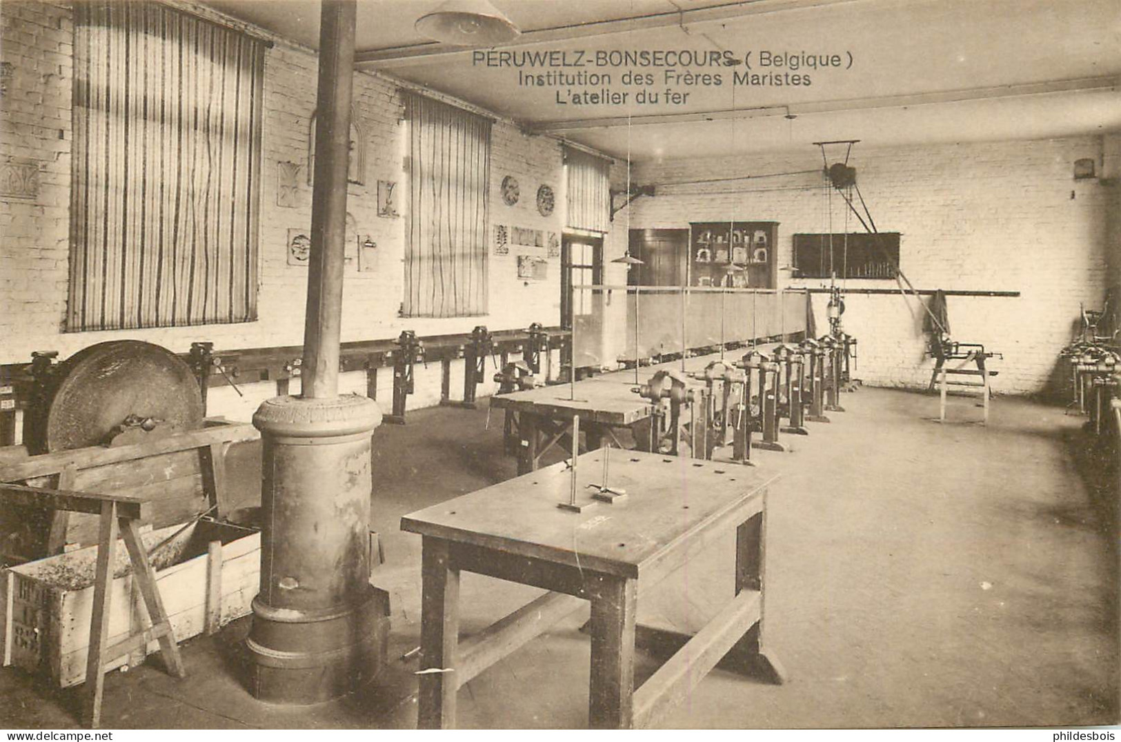 BELGIQUE   PERUWELZ  Institution Des Frères Maristes   ( Atelier Du Fer ) - Péruwelz