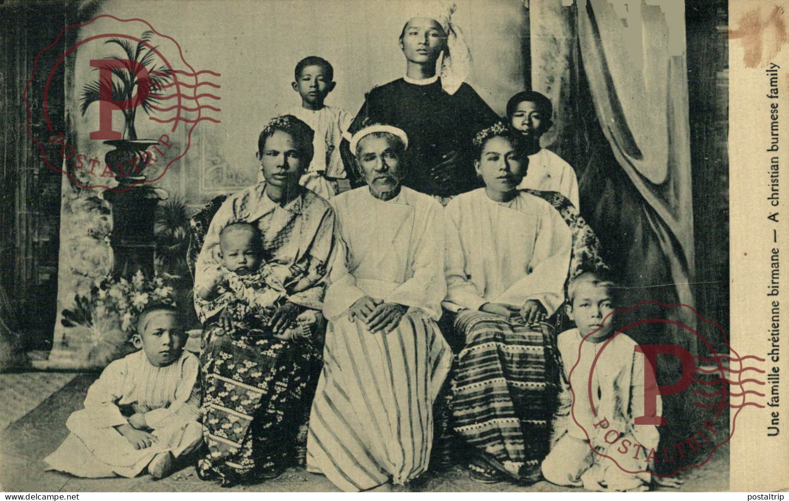 BIRMANIA. Une Famille Chrétienne Birmane - Myanmar (Burma)