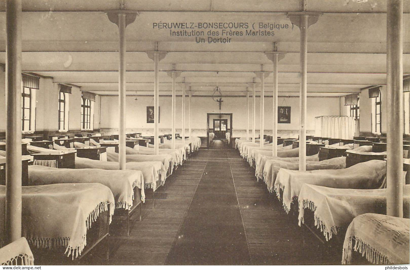 BELGIQUE   PERUWELZ  Institution Des Frères Maristes   ( Le Dortoir ) - Péruwelz