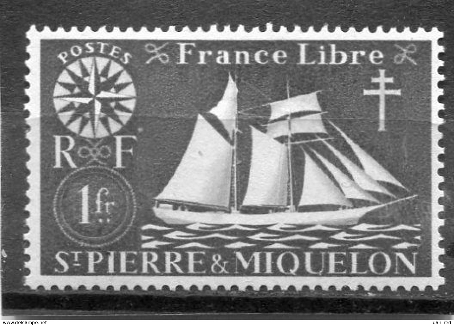 SAINT-PIERRE ET MIQUELON N° 302 * (Y&T) (Neuf Charnière) - Unused Stamps