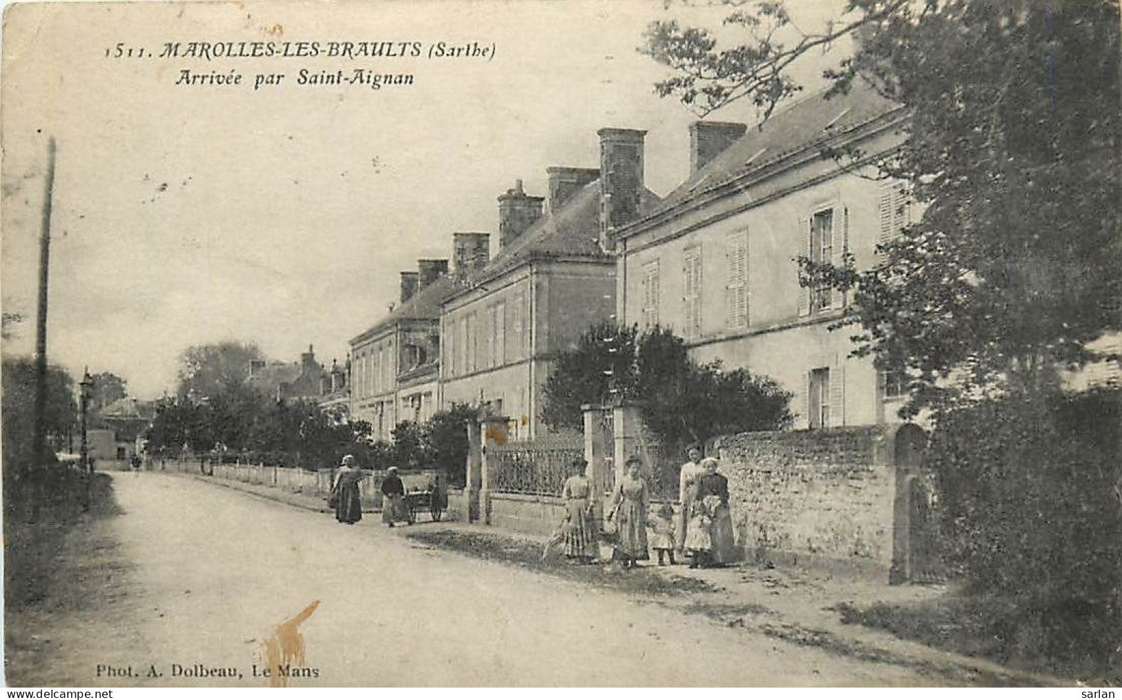 72 , MAROLLES LES BRAULTS , Arrivée Par Saint Aignan , * 495 53 - Marolles