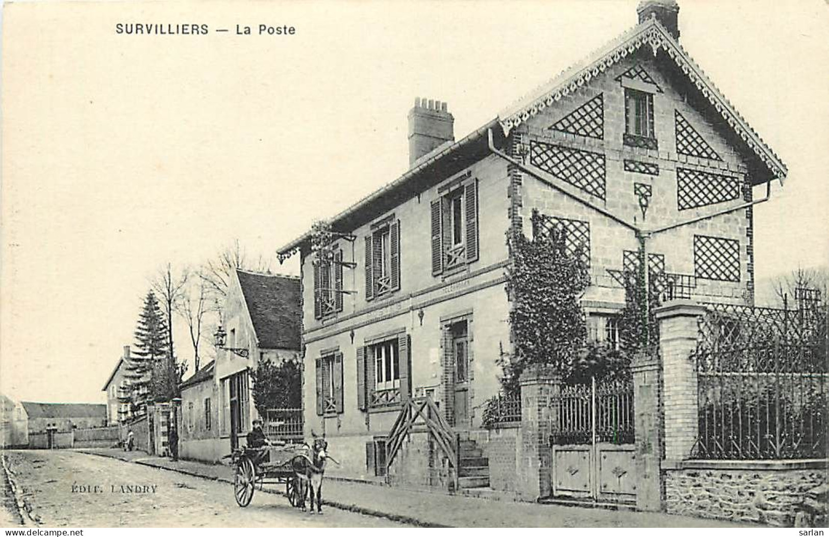 95 , SURVILLIERS , La Poste PTT ( Attelage Ane ) , * 495 36 - Survilliers