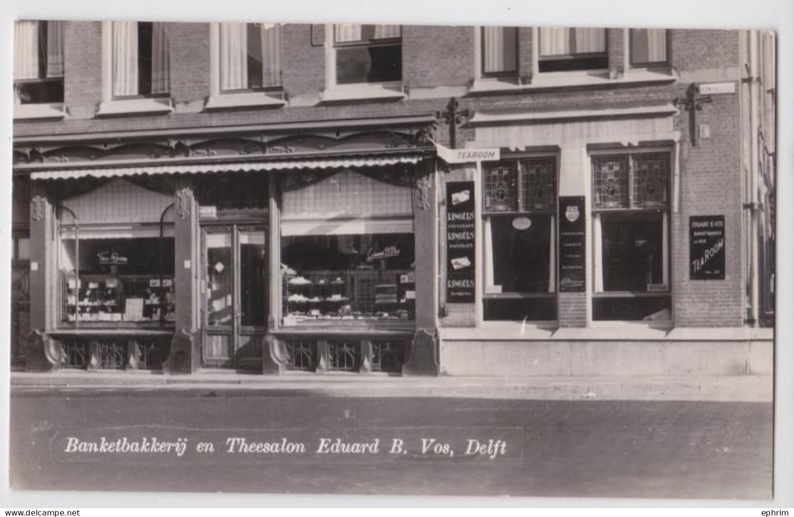 Delft Banketbakkerij En Theesalon Eduard B. Vos Cameretten I Tearoom Tea Room Salon De Thé - Delft