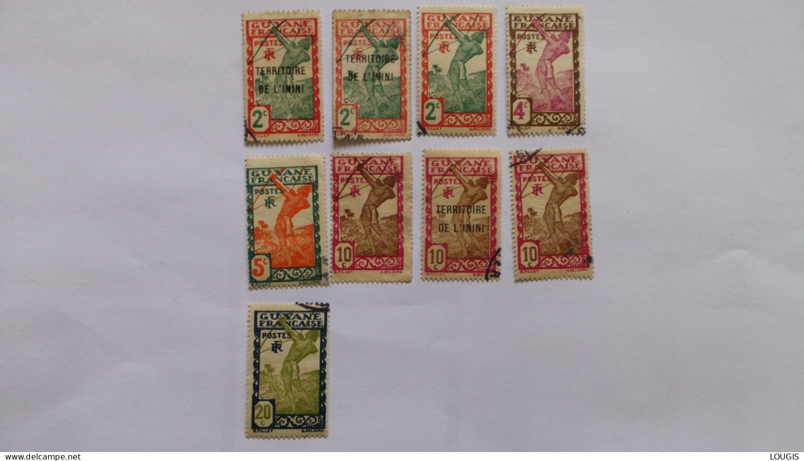 Lot Guyane Française - Unused Stamps