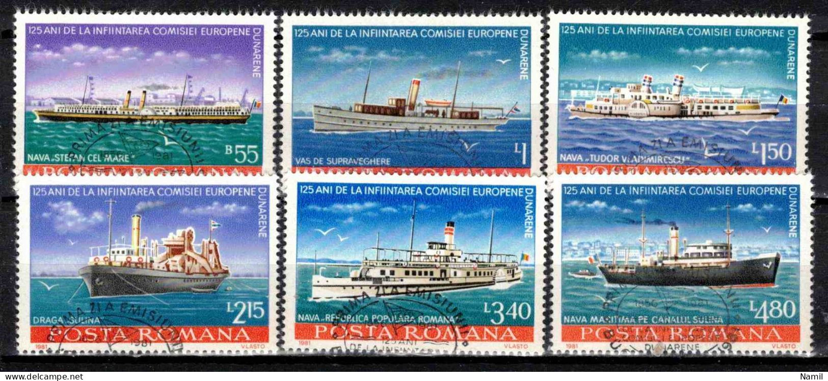 Roumanie 1981 Mi 3769-74 (Yv 3320-5), Obliteré - Used Stamps