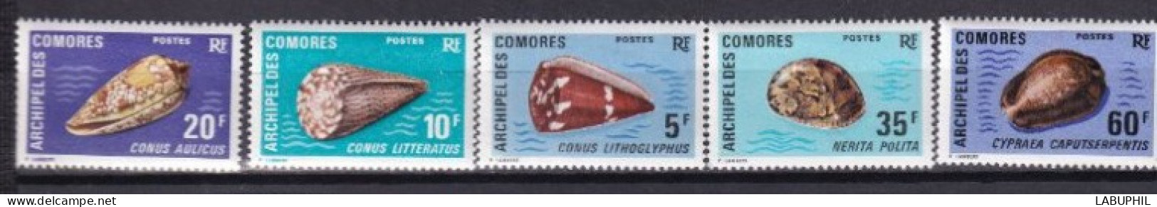 COMORES  NEUF MNH **1971 Coquillages - Unused Stamps