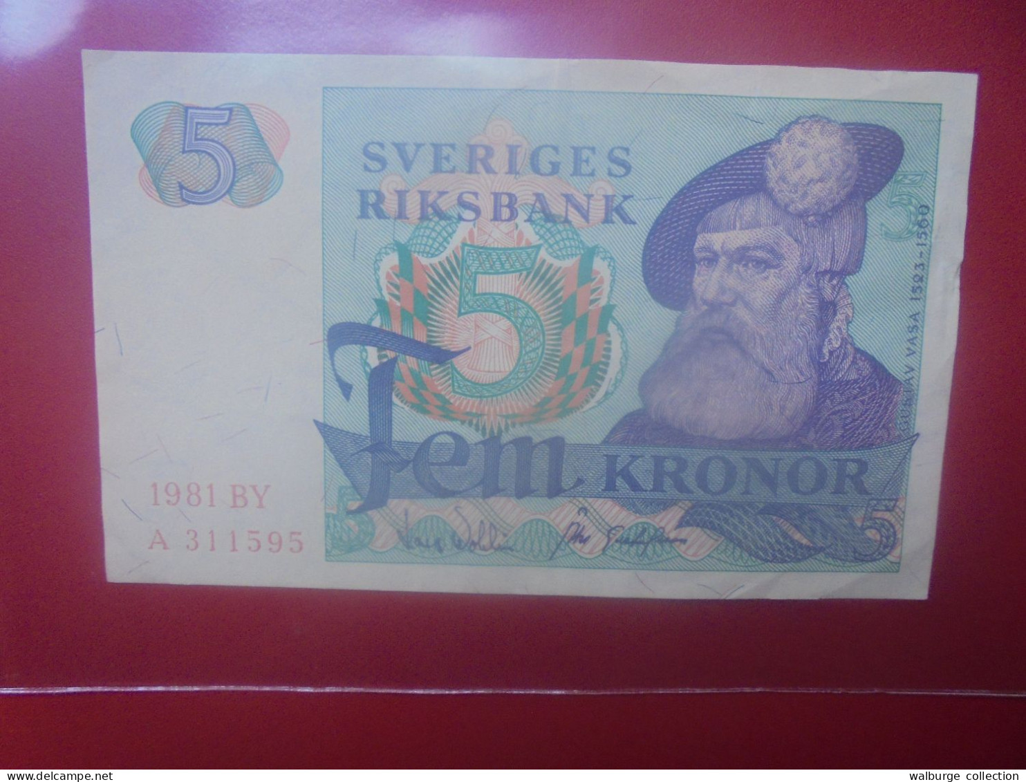 SUEDE 5 KRONOR 1981 BY Circuler (B.33) - Suecia