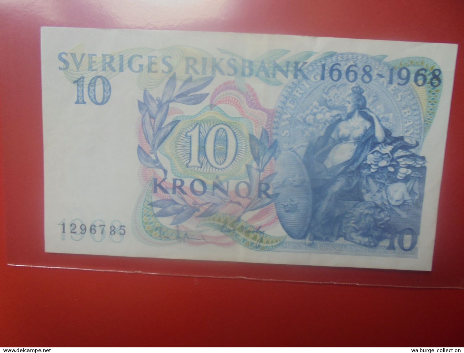 SUEDE 10 KRONOR 1968 Circuler (B.33) - Zweden
