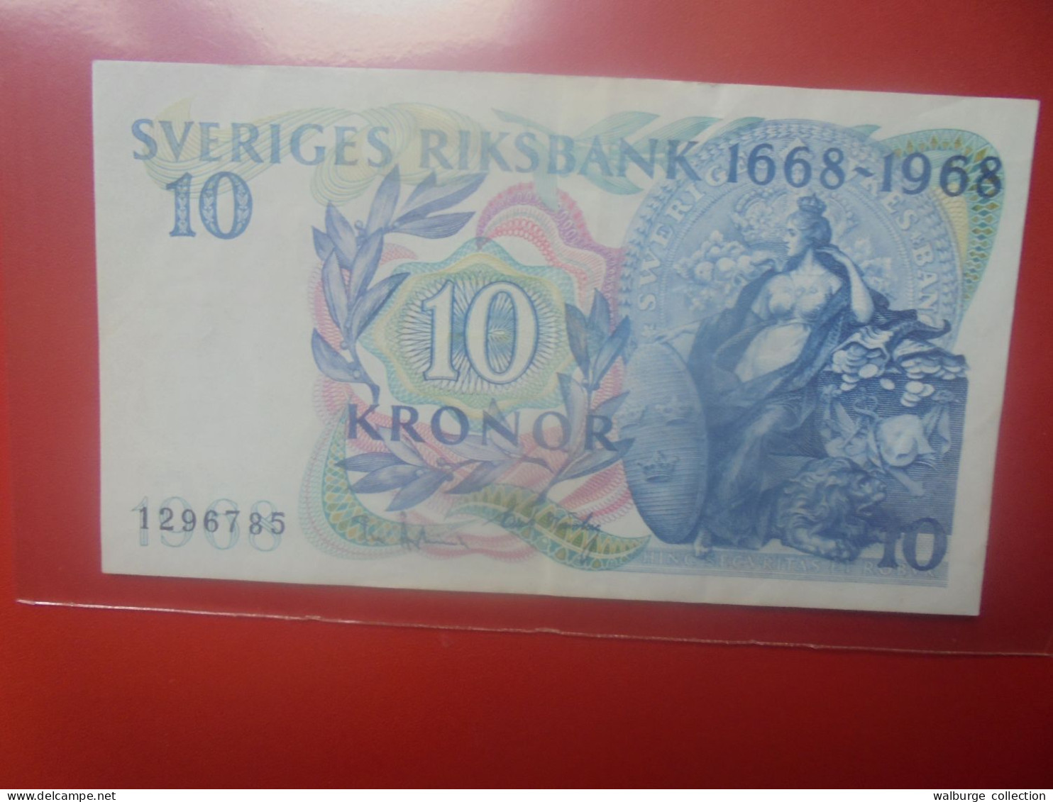 SUEDE 10 KRONOR 1968 Circuler (B.33) - Sweden