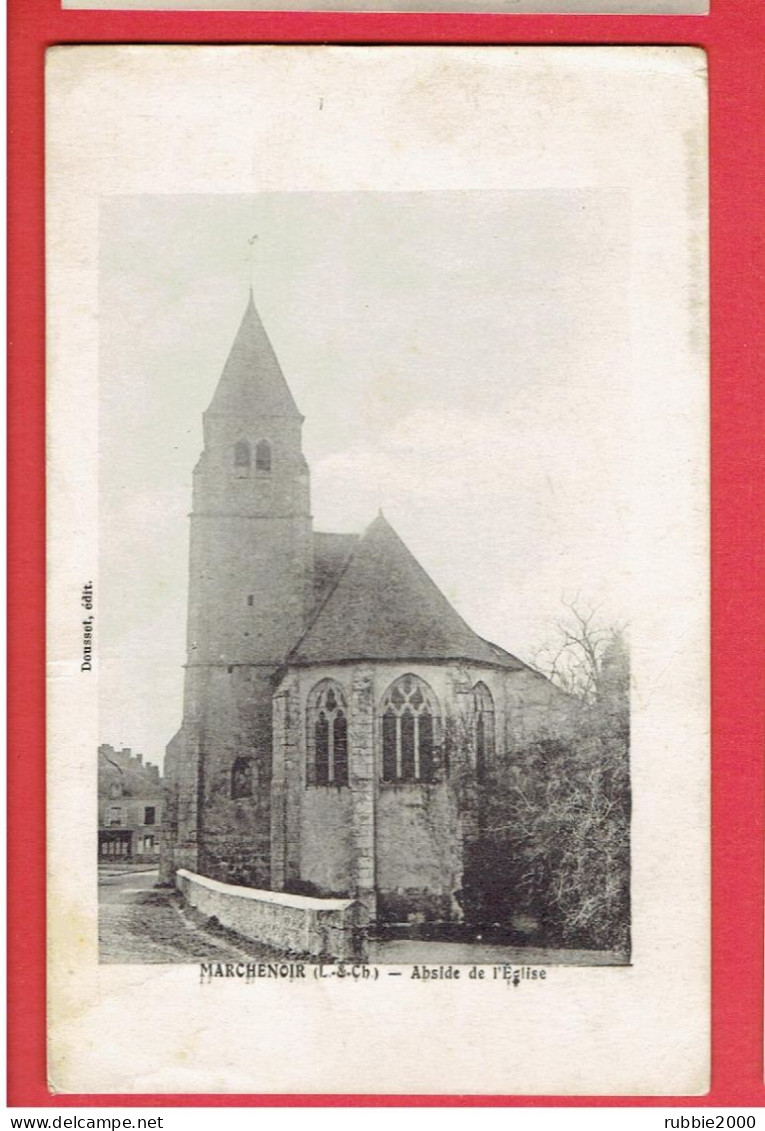 MARCHENOIR 1919 L EGLISE CARTE EN TRES BON ETAT - Marchenoir