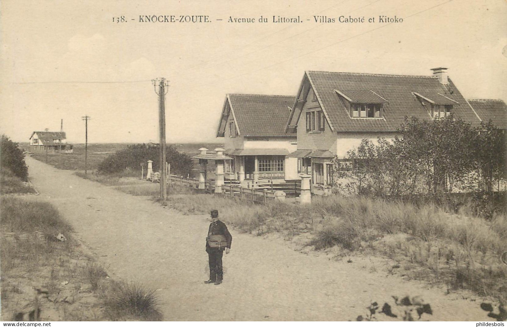 BELGIQUE   KNOCKE-  HEIST Avenue Du Littoral  Villas Caboté Et Kitoko - Heist