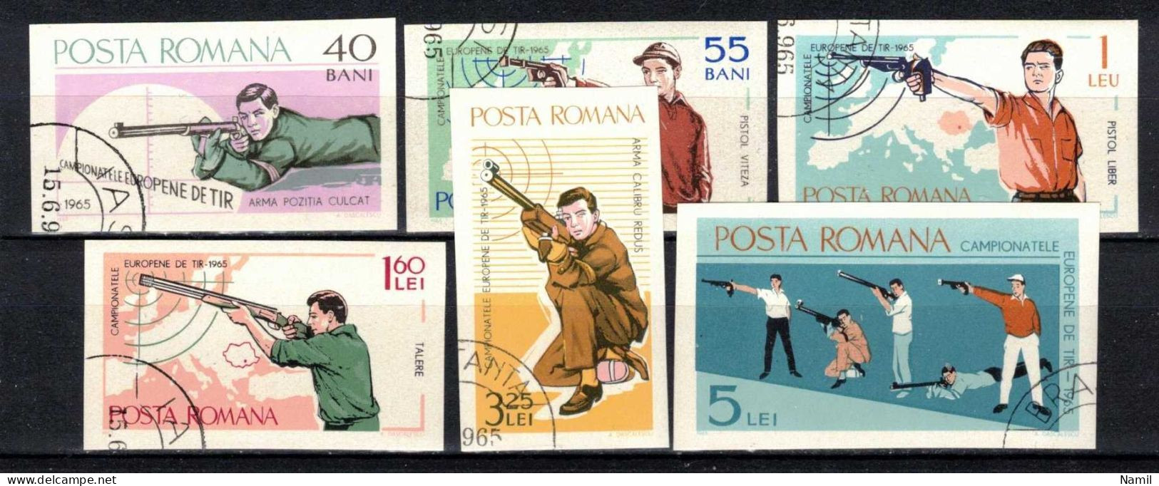 Roumanie 1965 Mi 2413-8 (Yv 2131 A-F), Obliteré - Used Stamps