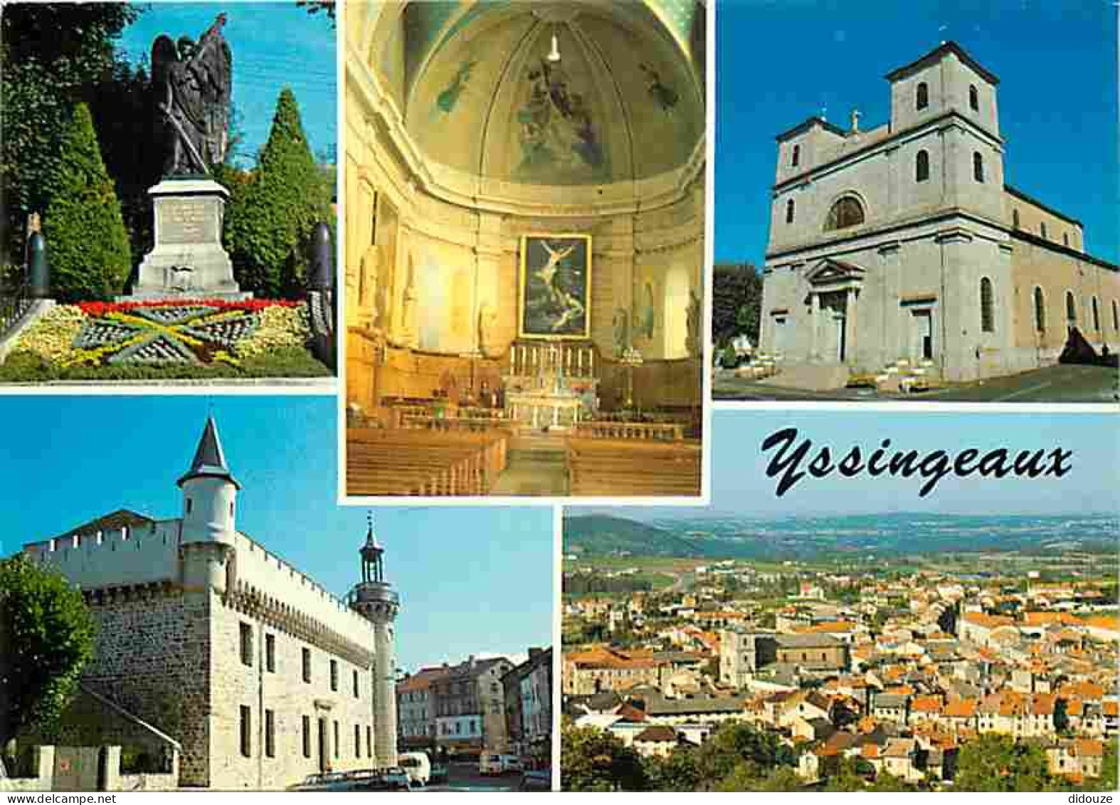 43 - Yssingeaux - Multivues - Eglise - Automobiles - Monument Aux Morts - CPM - Voir Scans Recto-Verso - Yssingeaux