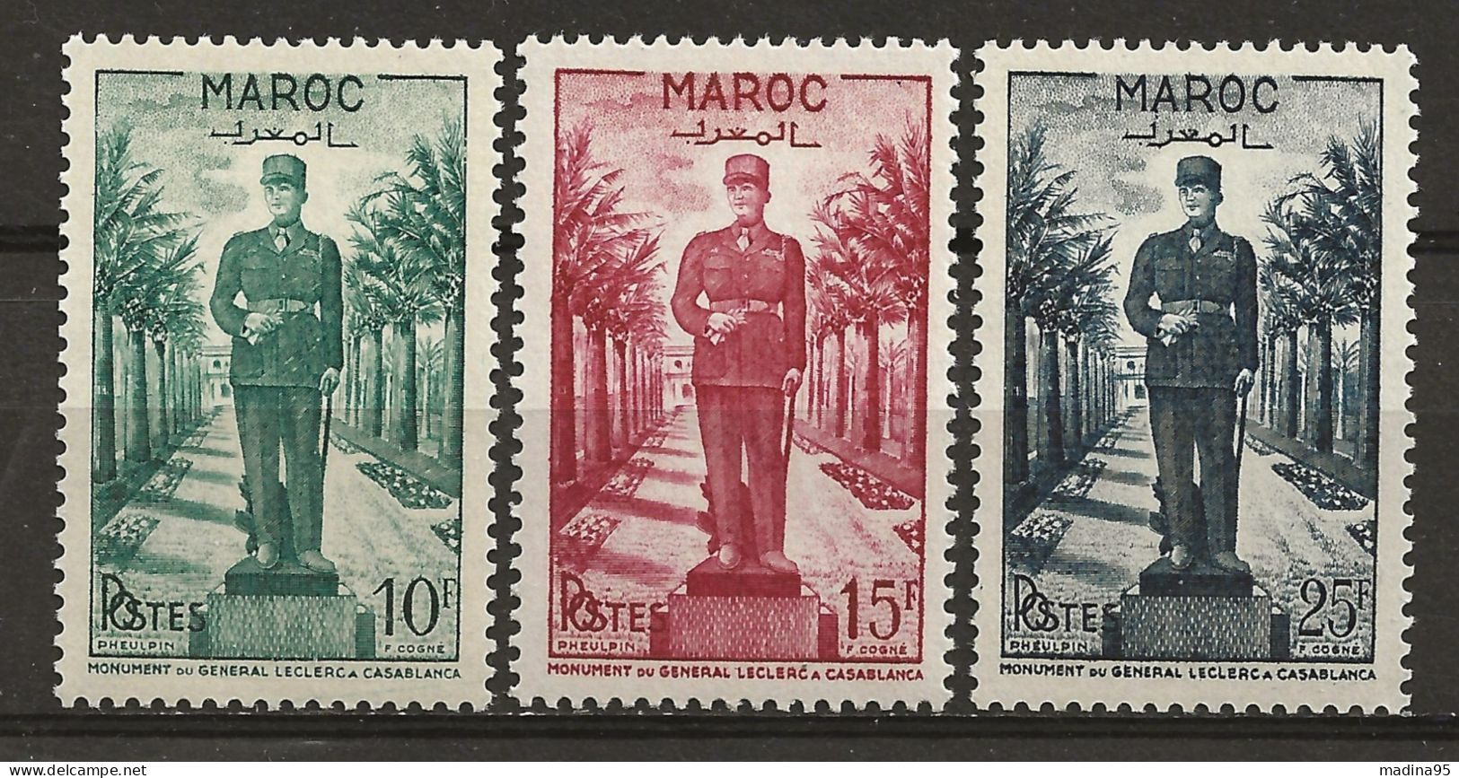 MAROC Colo:, *, N° YT 299 Et 301, Série, Ch., TB - Nuovi