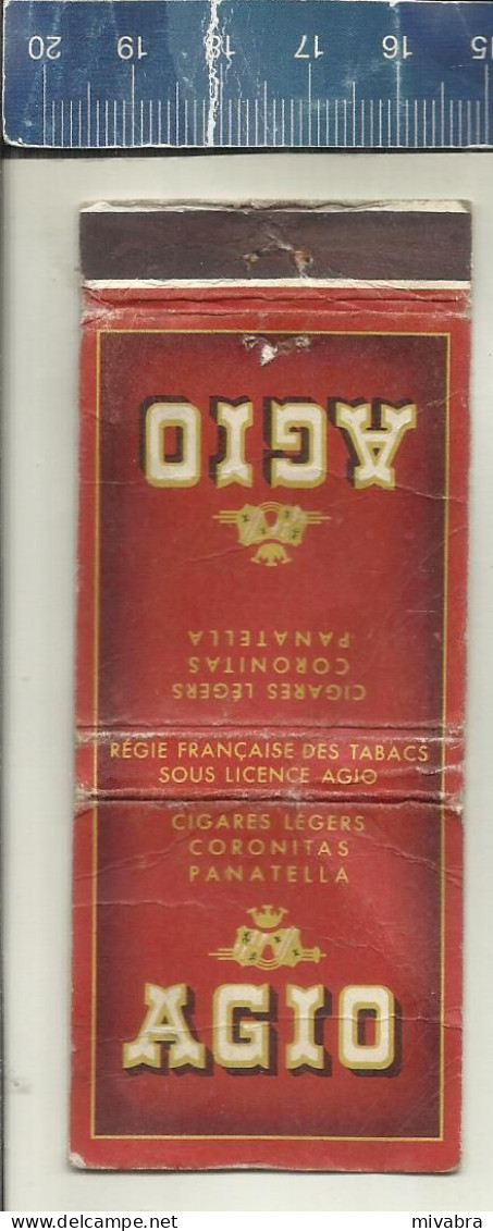 AGIO CIGARES CORONITAS PANATELLA (TOBACCO TABAK TABAC)  - OLD MATCHCOVER FRANCE - Boites D'allumettes - Etiquettes