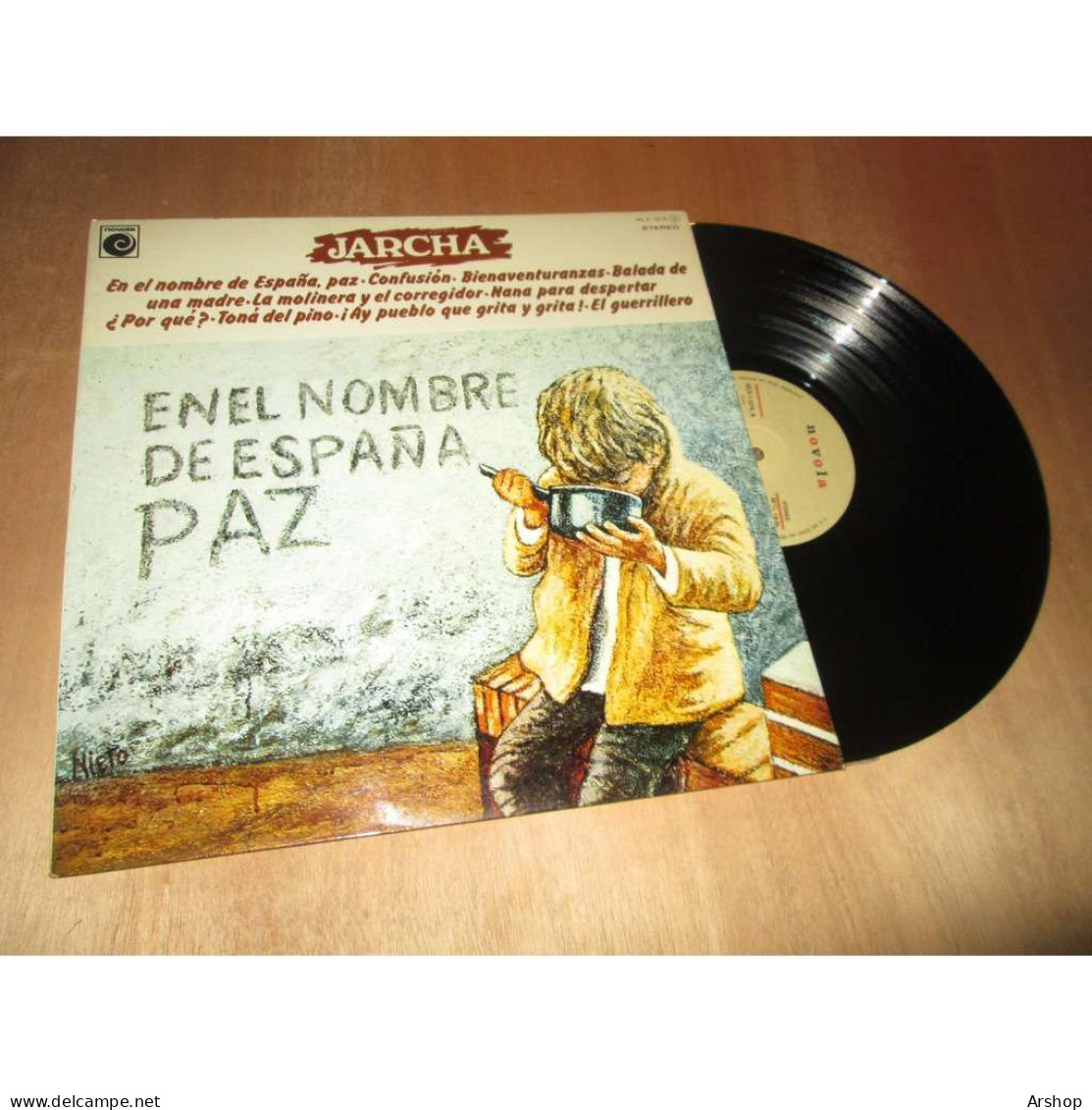 JARCHA En El Nombre De Espana Paz FOLK ESPAGNE - NOVOLA NLX 1074 Lp 1977 - Other - Spanish Music