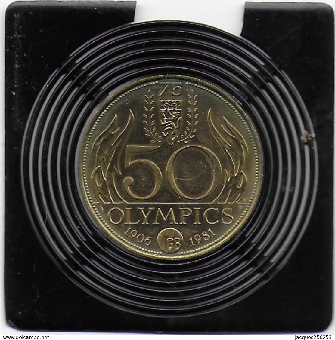 50 OLYMPICS 1906-1981 - Gemeentepenningen
