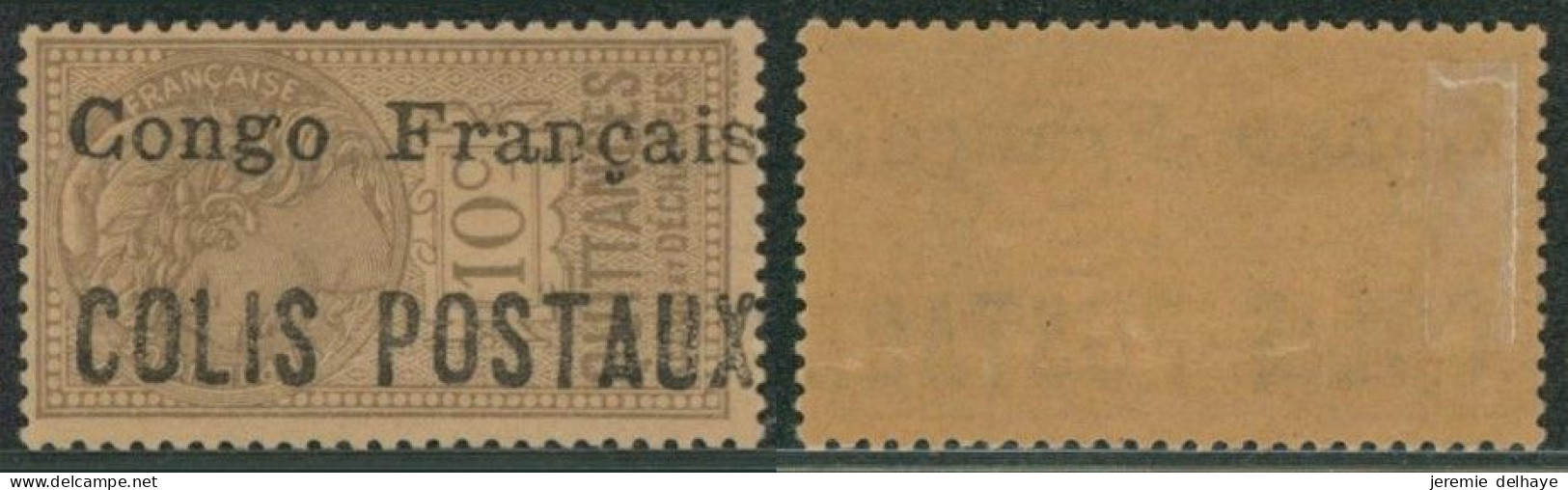 Colonies Françaises - Congo Français : Colis Postaux Yv N°2* Neuf Charniéré - Unused Stamps