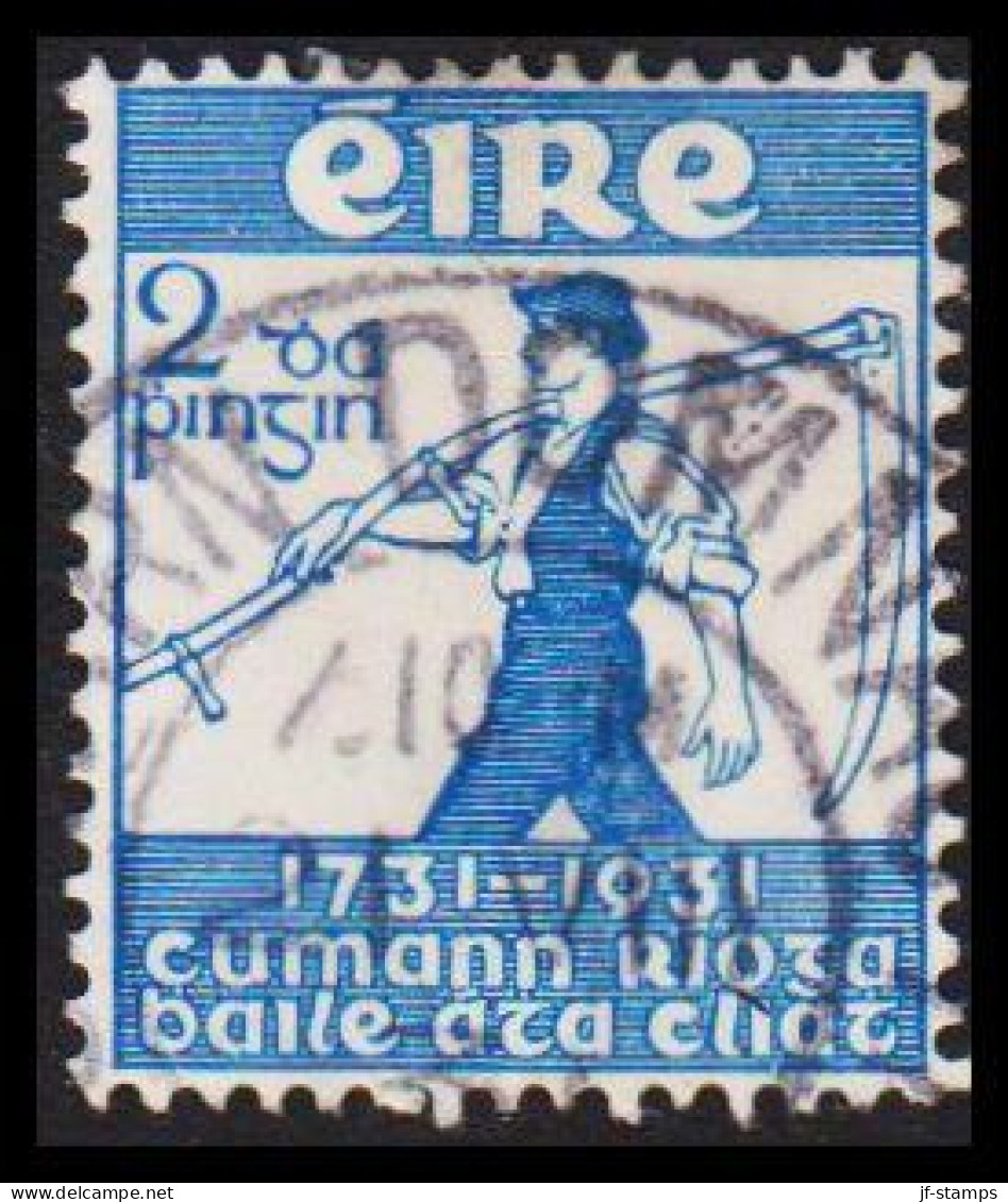 1931. EIRE. Royal Dublin Society 2  D. Fine Cancel.  (Michel 56) - JF544507 - Used Stamps