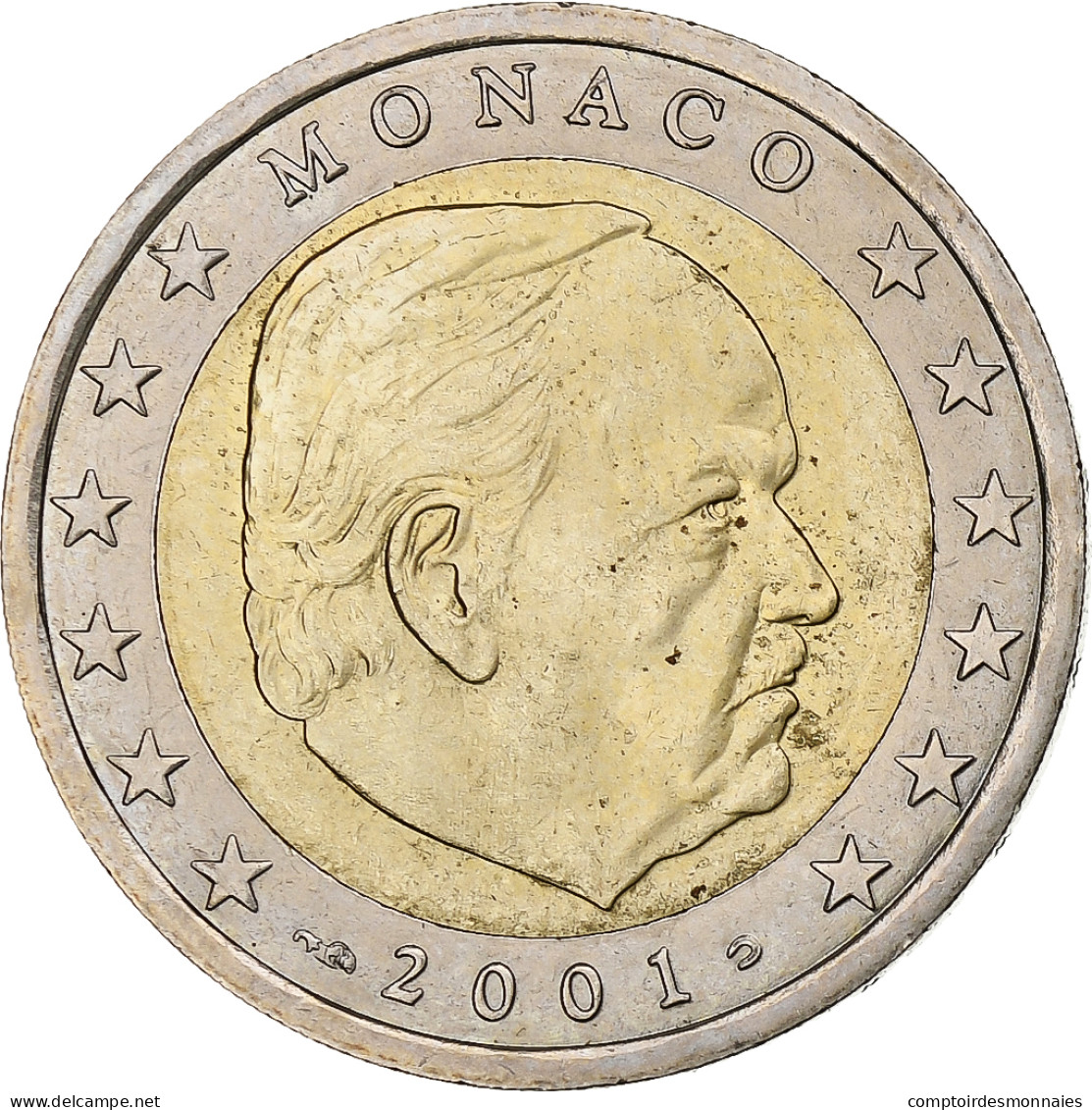 Monaco, Rainier III, 2 Euro, 2001, Monnaie De Paris, Bimétallique, SUP+ - Monaco