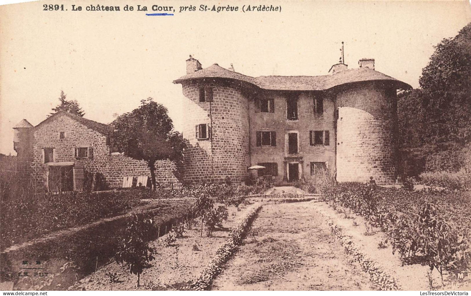 FRANCE - Saint Agrève - Le Château De La Cour - Carte Postale Ancienne - Saint Agrève