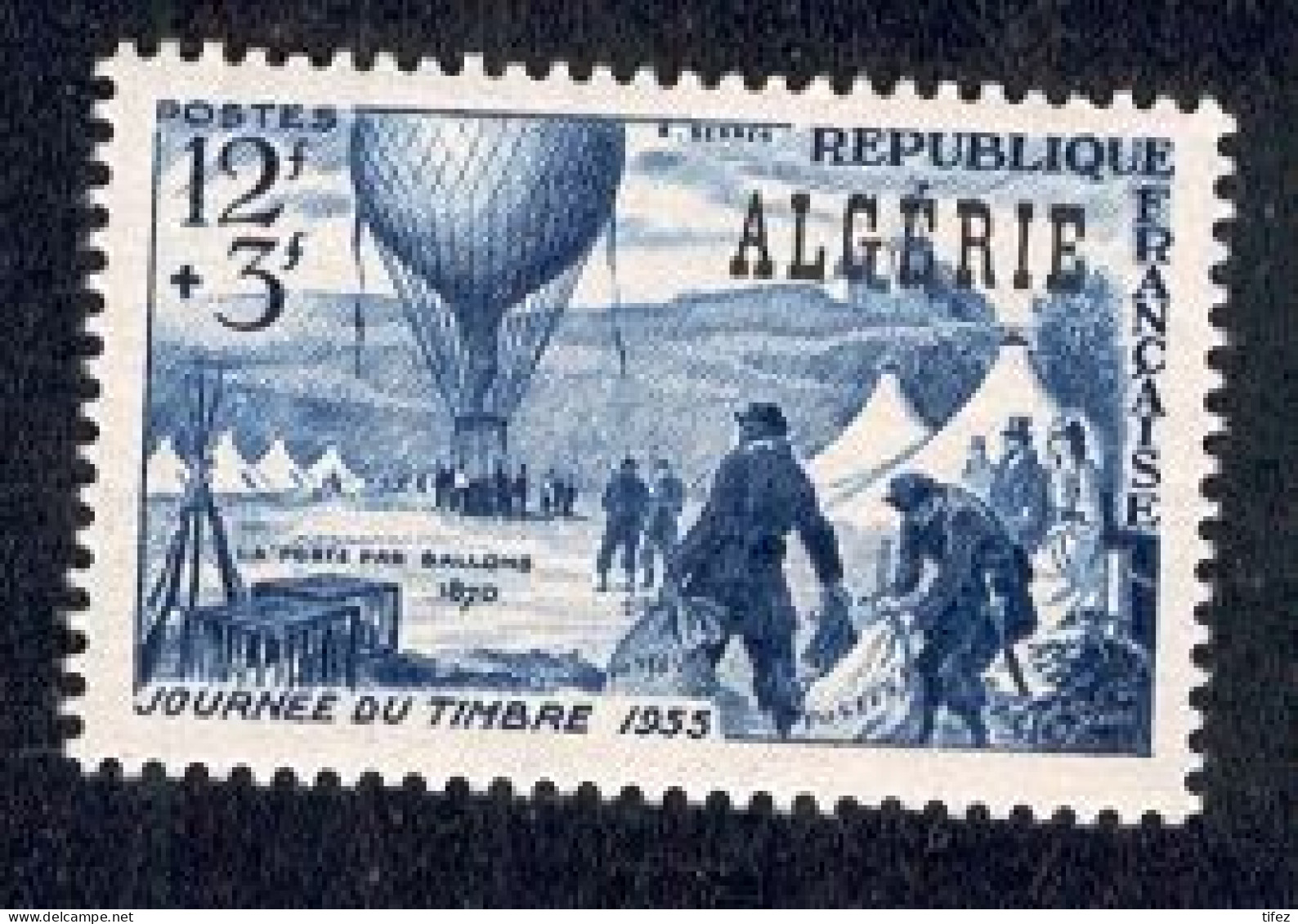 Année 1955-N°325 Neufs**MNH : Journée Du Timbre : La Poste Par Ballons - 1870 (Montgolfière) - Ungebraucht