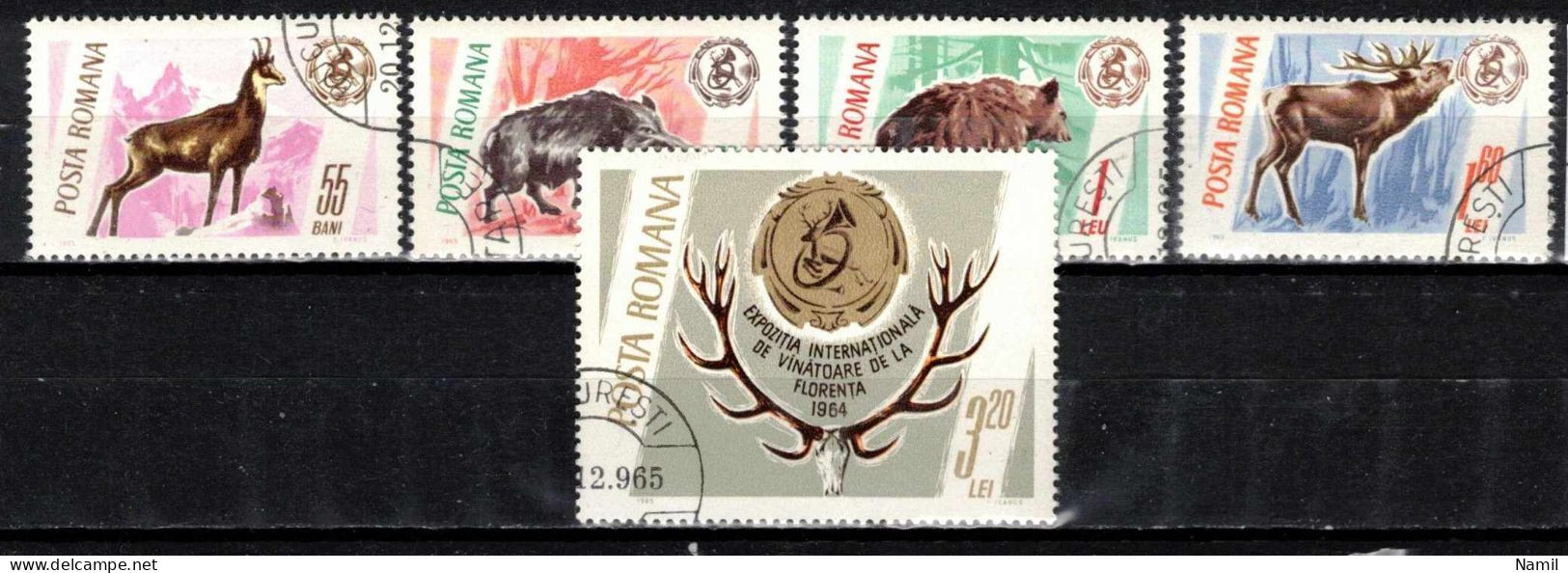 Roumanie 1965 Mi 2480-4 (Yv 2175-9), Obliteré - Used Stamps