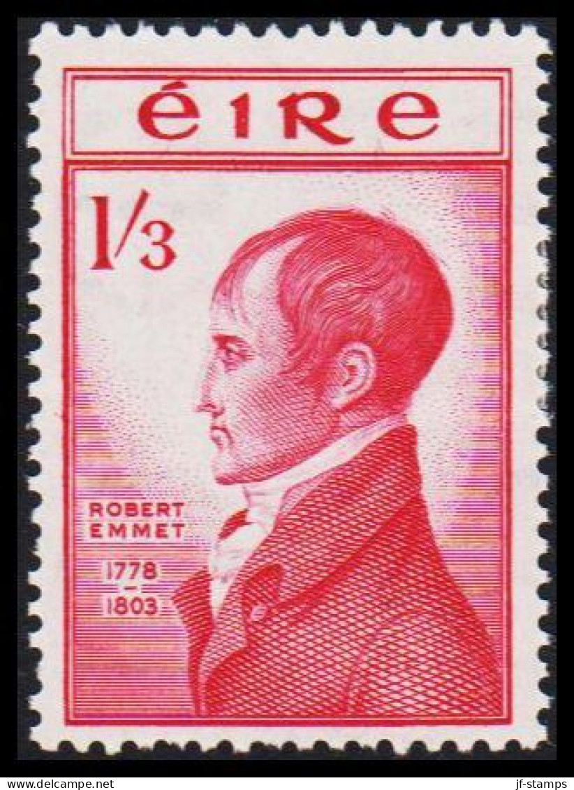 1953. EIRE. Robert Emmet 1/3 Hinged. (Michel 119) - JF542256 - Unused Stamps