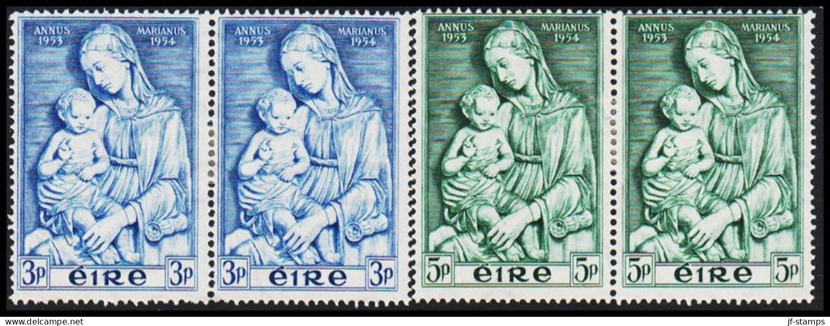 1954. EIRE. ANNUS MARIANUS Complete Set In Pair Hinged. (Michel 120-121) - JF542257 - Ungebraucht