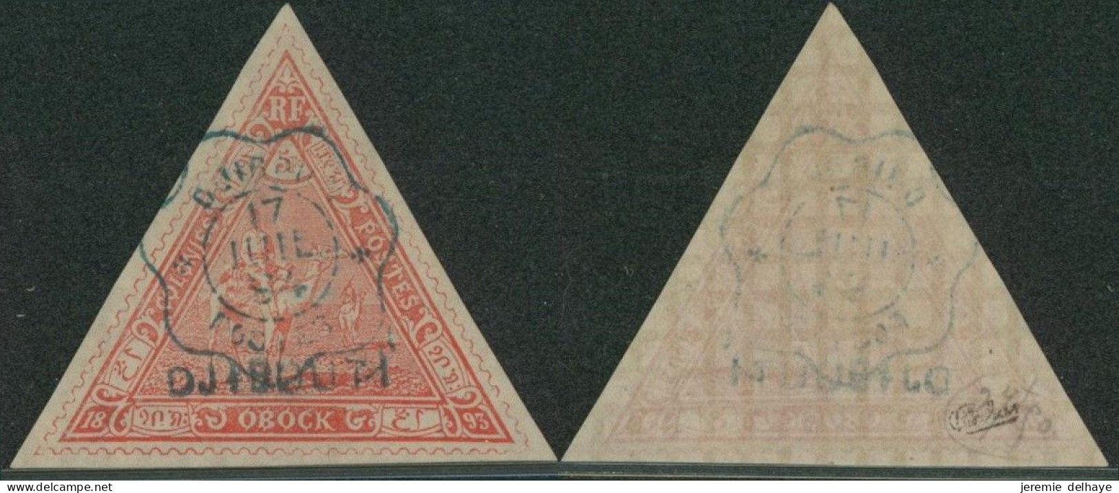 Colonies Françaises - Côtes Des Somalis Yv N°5 DJIBOUTI Oblitération Expres "Djibouti / Postes" (1894). Signé - Usati