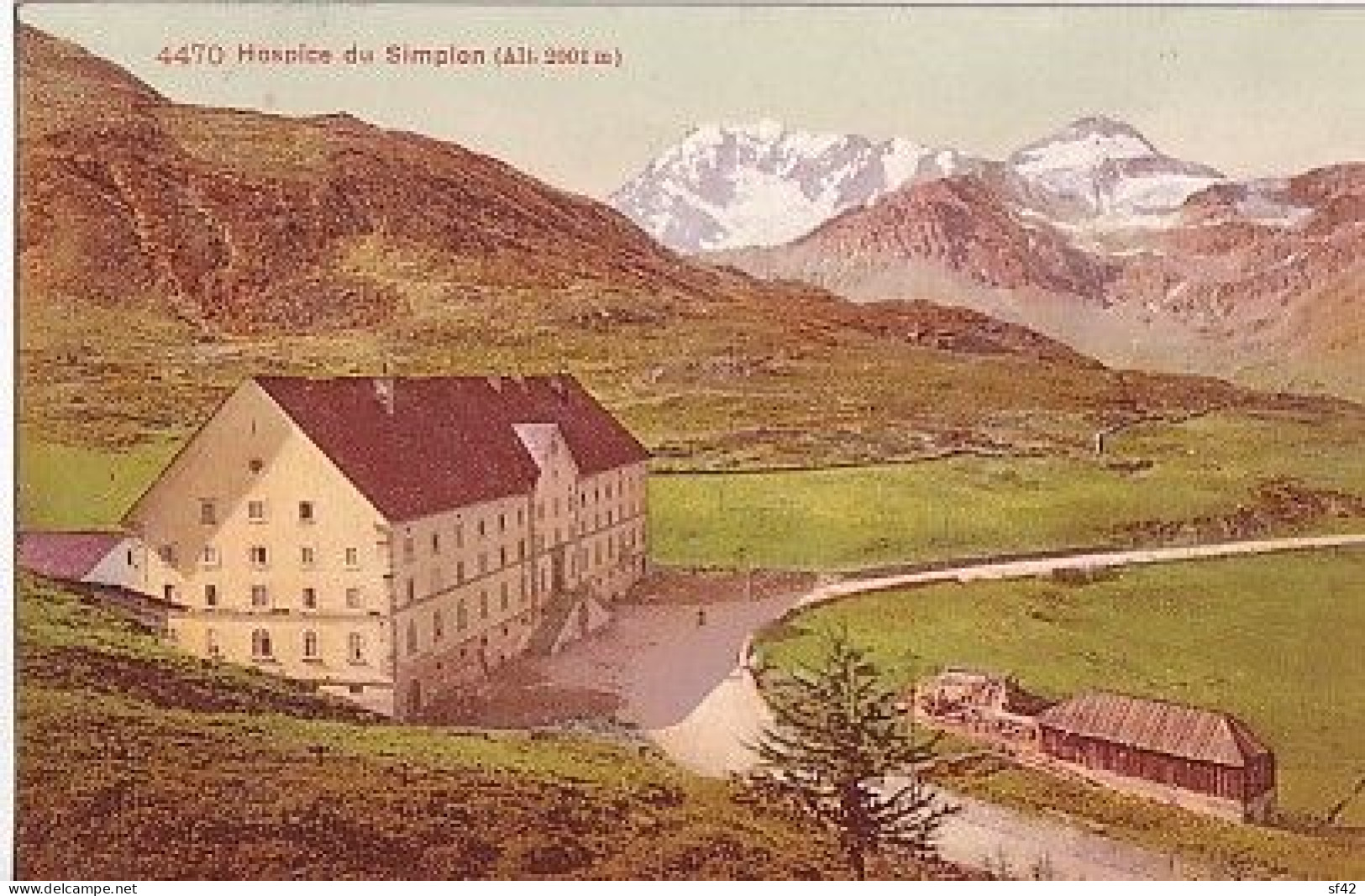 HOSPICE DU SIMPLON    EN COULEUR - Simplon