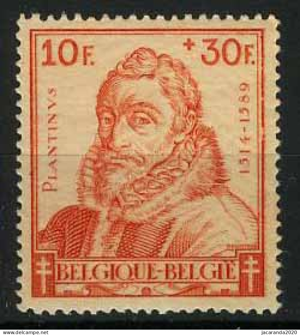 België 601 ** - Christoffel Plantijn - Drukker - Tuberculosebestrijding - Unused Stamps