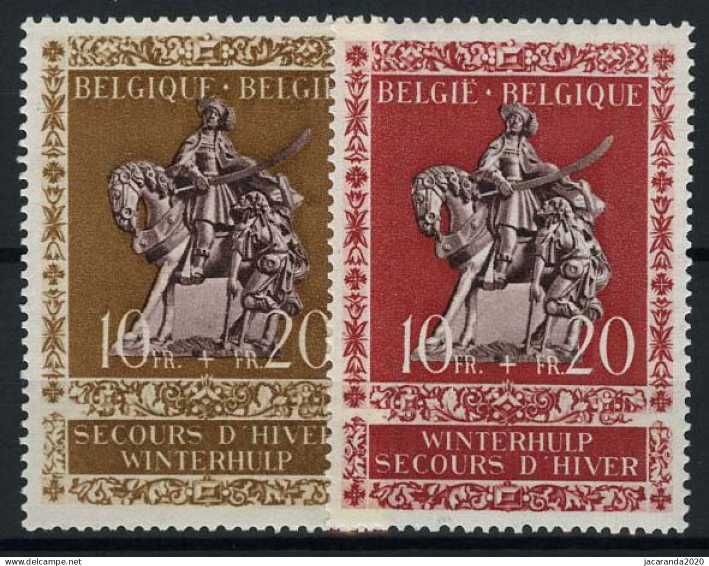 België 613/14 **  - Winterhulp -  Sint-Maarten IV - Unused Stamps