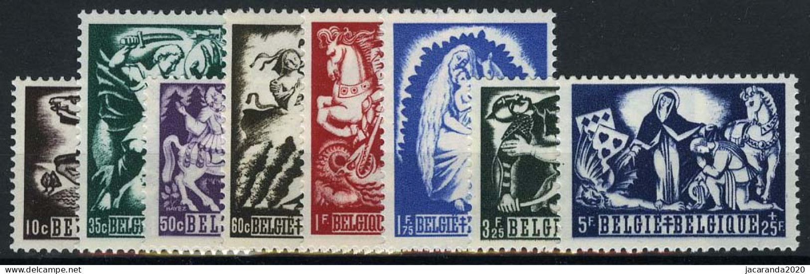 België 653/60 ** - Antituberculeux - Legenden - Légendes - Unused Stamps