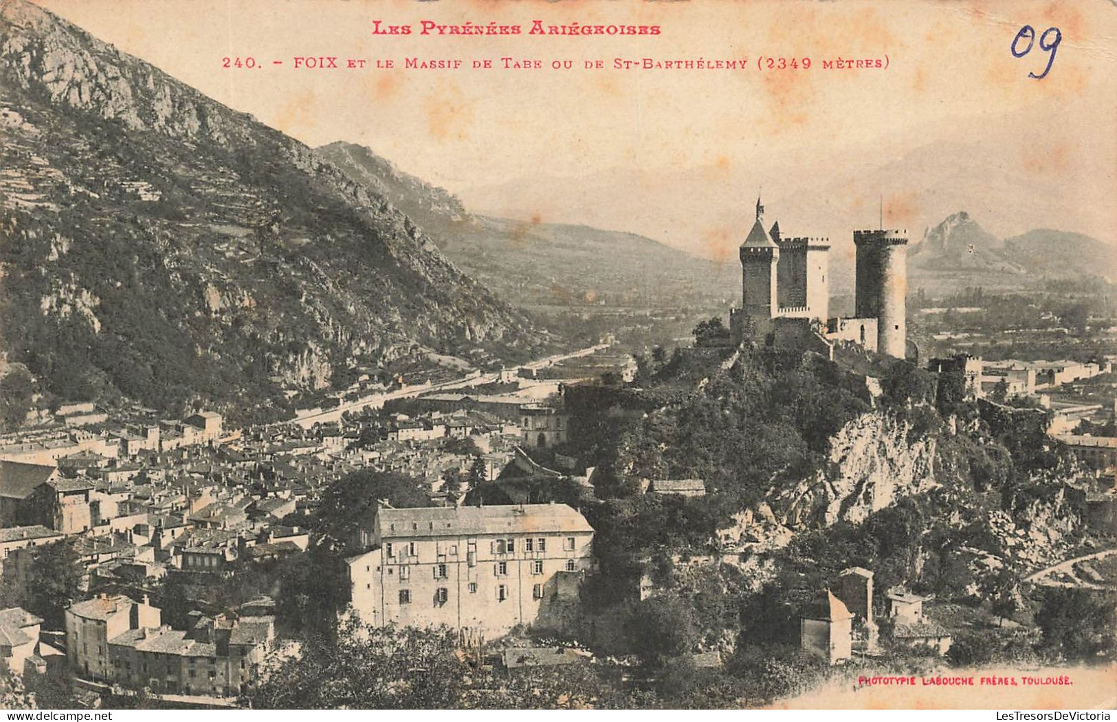 FRANCE - Foix - Le Massif De Tabe Ou De Saint Barthélemy - Vue Générale - Carte Postale - Foix